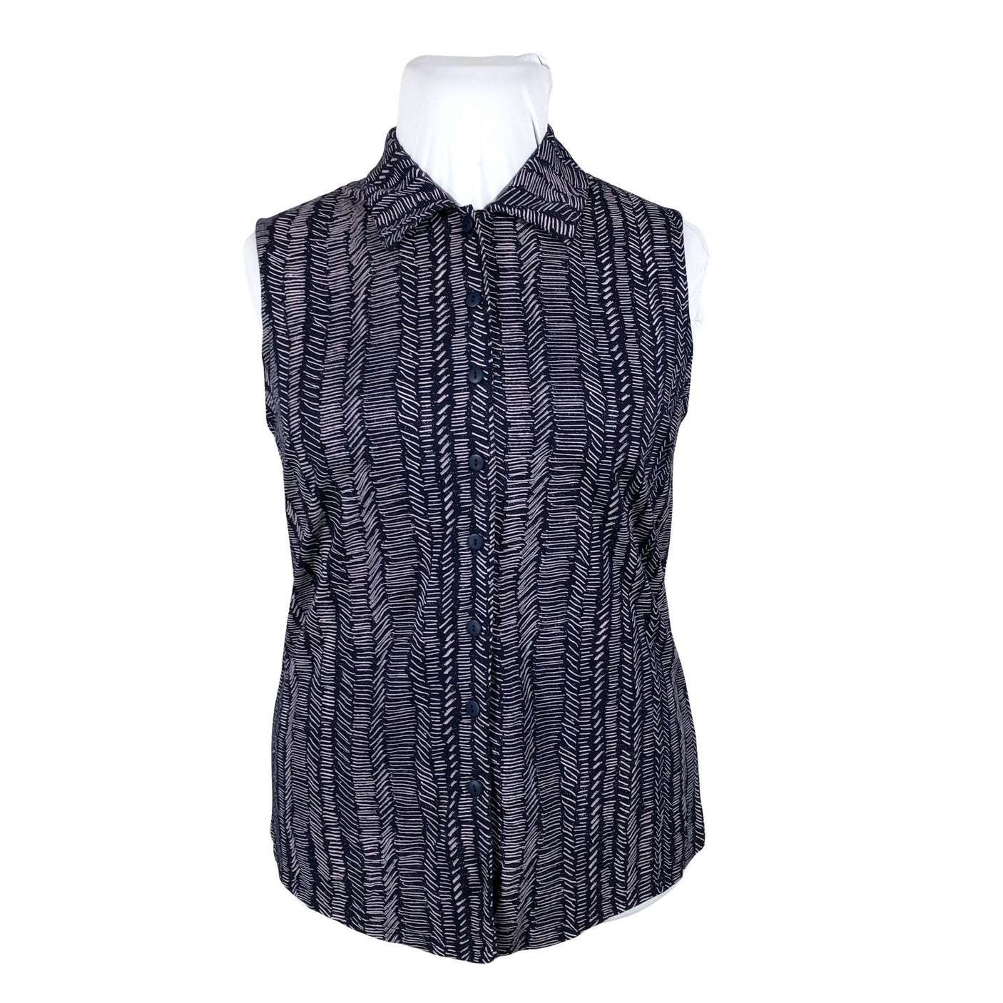 Unisex Nanso - Trikotaažist topp, suurus 42 - Sinine (1)