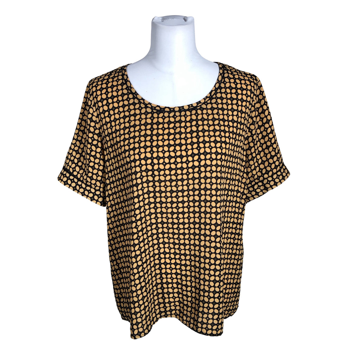 Unisex Scotch&Soda - Lühikeste käistega pluus, suurus 40 - Oranž (1)