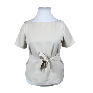 Unisex Marks&Spencer - Lühikeste käistega pluus, suurus 42 - Beige (1)