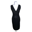 Unisex Chic Fille - Trikotaažist kleit, suurus 36 - Must ()