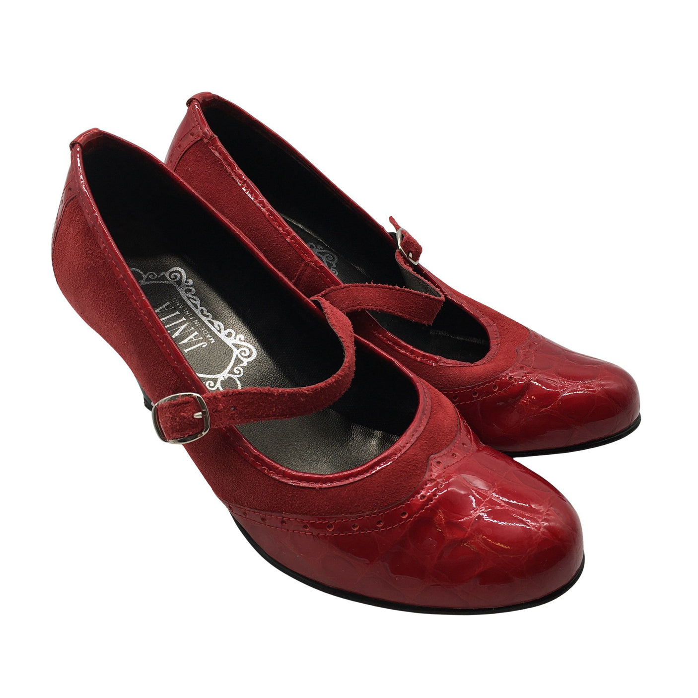 Unisex Janita - Kontsakingad, suurus 40 - Veinipunane (2)