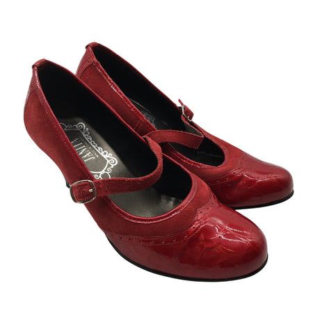 Unisex Janita - Kontsakingad, suurus 40 - Veinipunane (2)