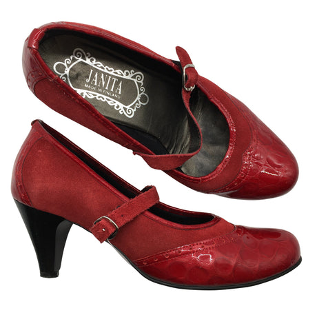 Unisex Janita - Kontsakingad, suurus 40 - Veinipunane ()