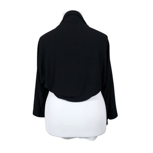 Unisex Nanso - Trikotaažist boolero, suurus 42 - Must (2)