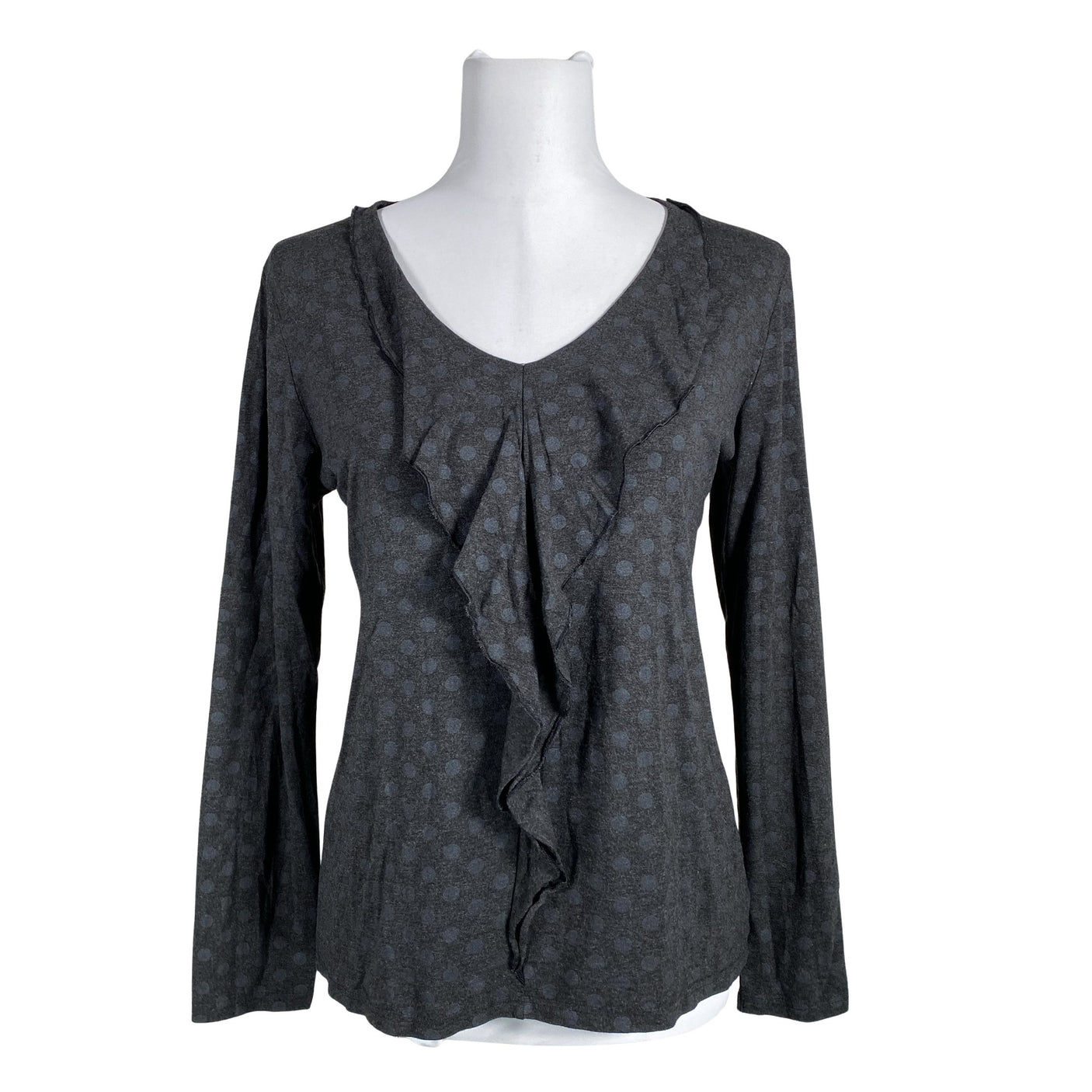 Unisex Nanso - Trikotaažist pluus, suurus 38 - Hall (1)
