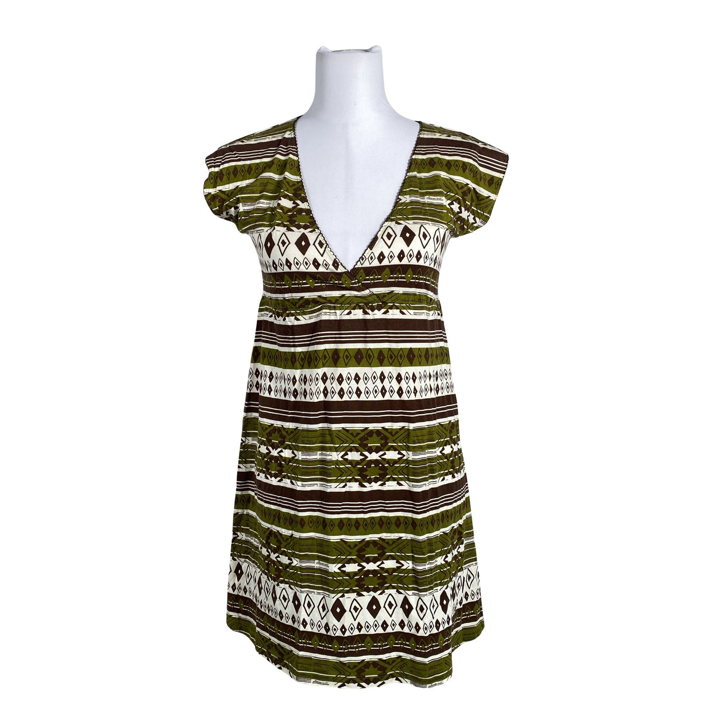 Unisex Nanso - Trikotaažist kleit, suurus 38 - Roheline (1)