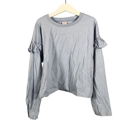 Unisex Lindex - Trikotaažist pluus, suurus 134 - 140 - Helesinine ()