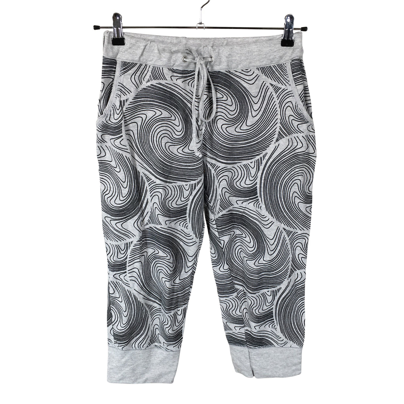 Unisex Nanso - Trikotaažist poolpikad püksid, suurus 38 - Hall (1)