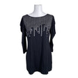 Unisex Nanso - Trikotaažist tuunika, suurus 38 - Must ()