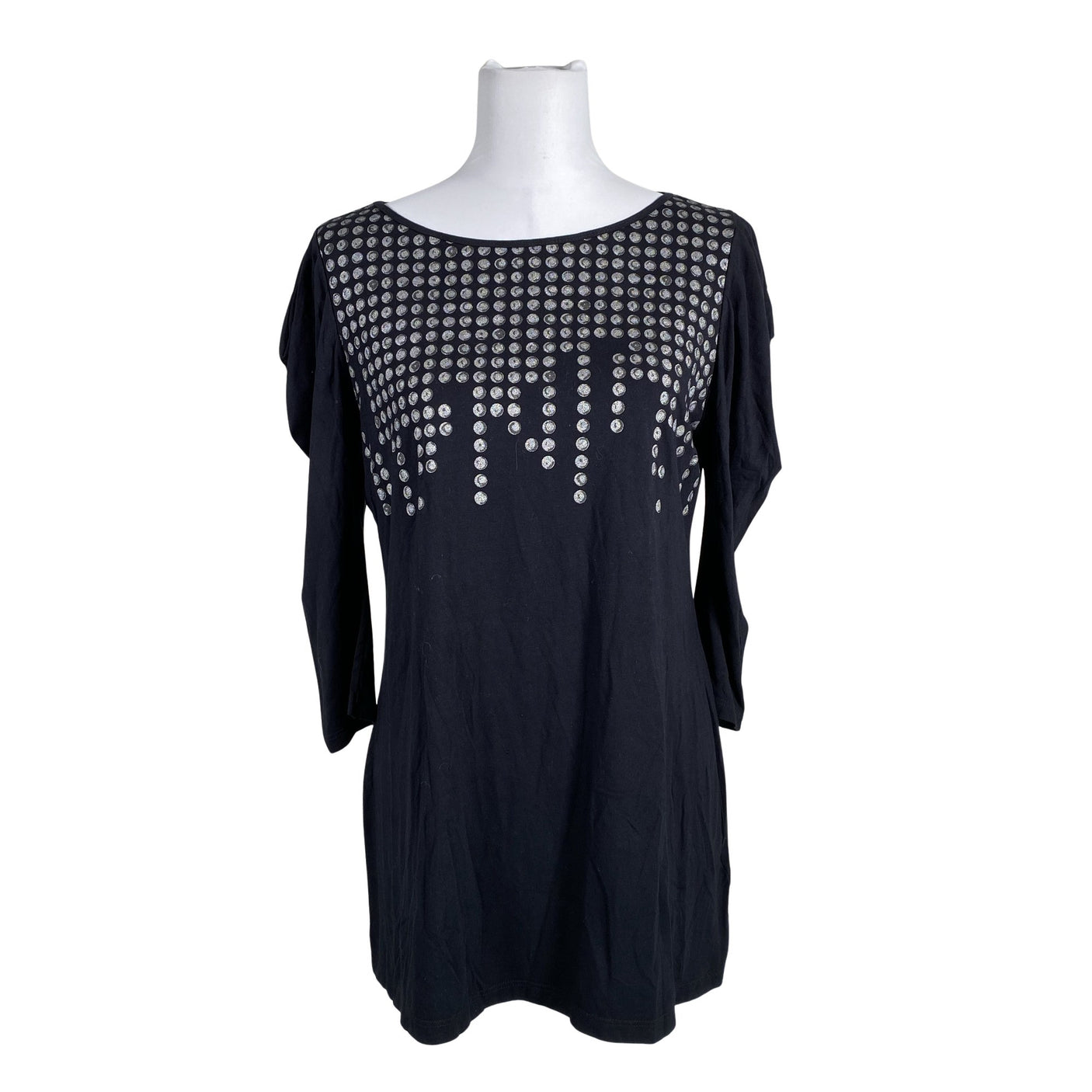 Unisex Nanso - Trikotaažist tuunika, suurus 38 - Must (1)