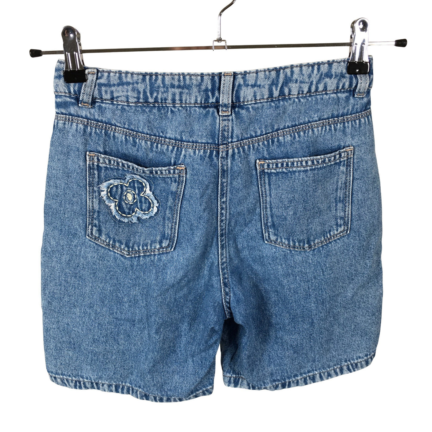 Unisex Next - Teksast lühikesed püksid, suurus 140 - 146 - Helesinine (2)