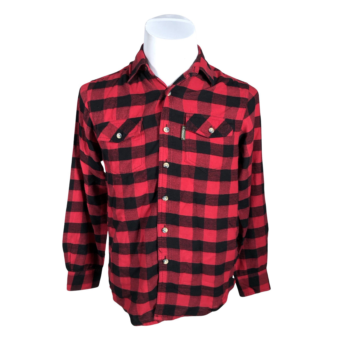 Unisex Pinewood - Flanellsärk, suurus S - Punane (1)