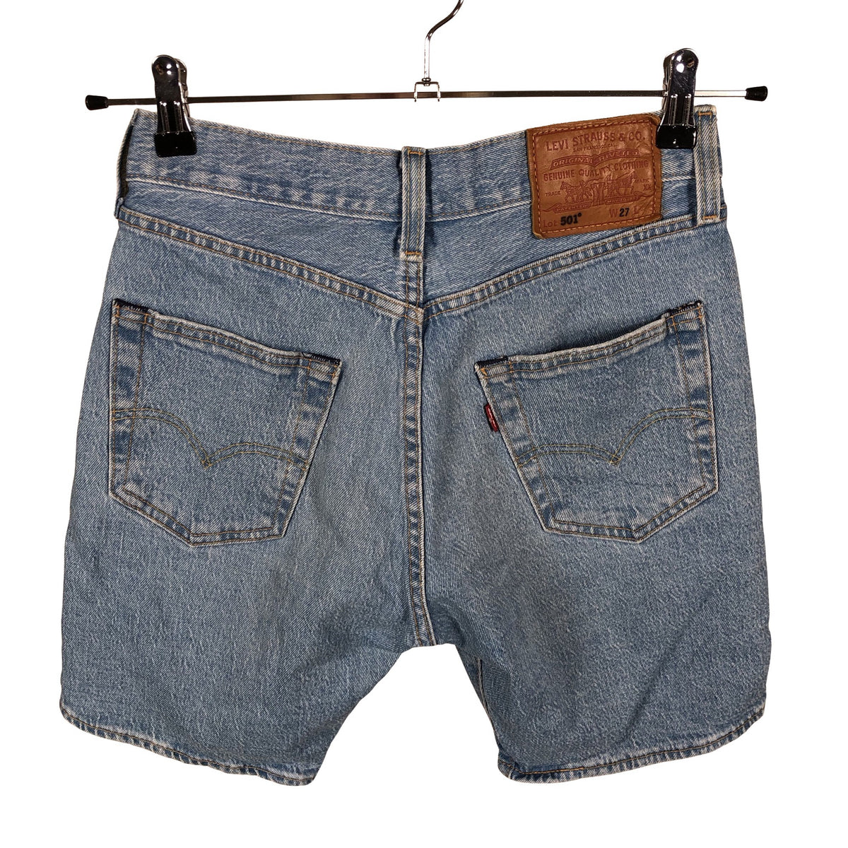 Unisex Levi's - Teksast lühikesed püksid, suurus W27 - Helesinine (2)