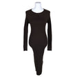 Unisex Na-KD - Kootud kleit, suurus 36 - Pruun ()