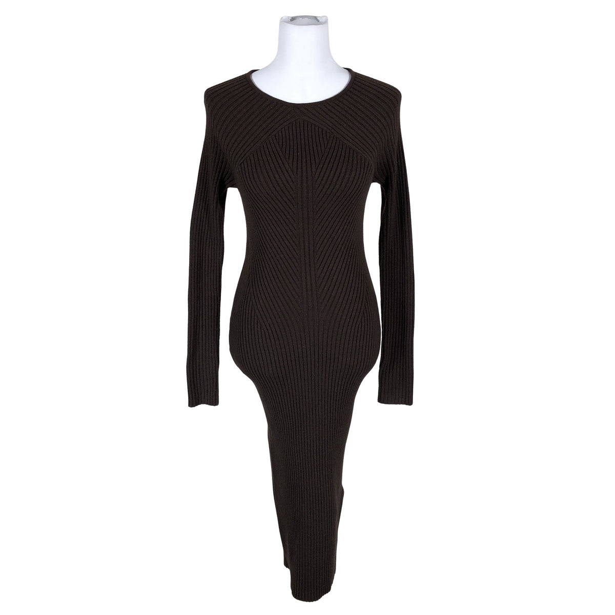 Unisex Na-KD - Kootud kleit, suurus 36 - Pruun (1)