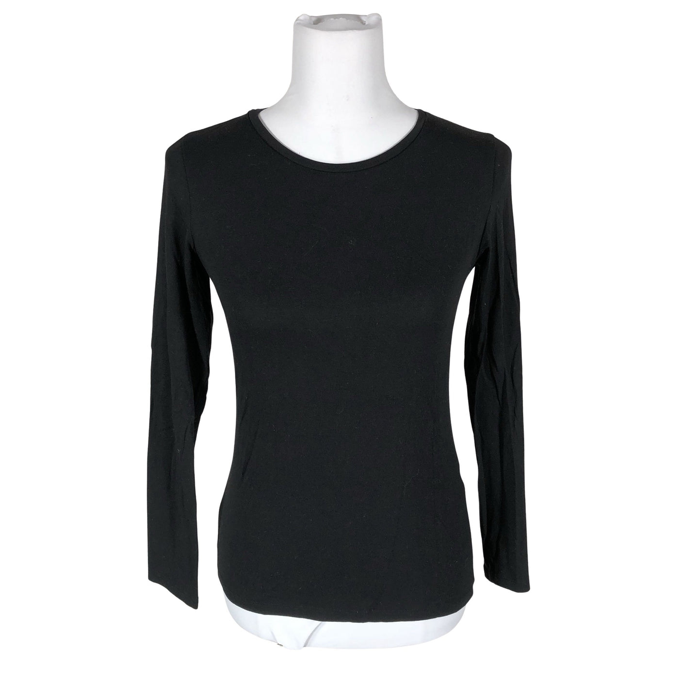 Unisex Essentials by Stockmann - Trikotaažist pluus, suurus 34 - Must (1)