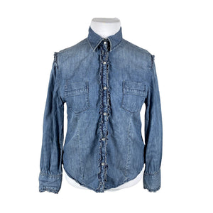 Unisex Lexington - Teksasärk, suurus 42 - Sinine (1)