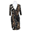 Unisex Joseph Ribkoff - Trikotaažist kleit, suurus 34 - Pruun ()