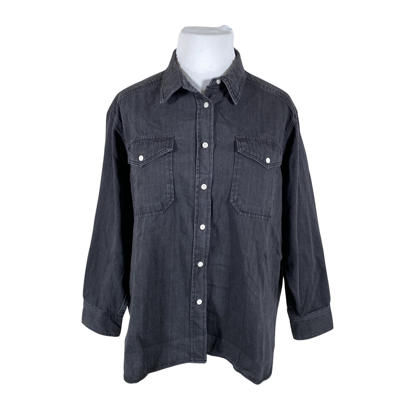 Unisex Part two - Teksasärk, suurus 42 - Must (1)