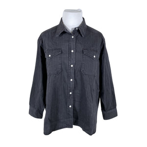 Unisex Part two - Teksasärk, suurus 42 - Must (1)