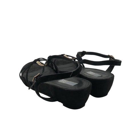 Unisex Pier One - Kiilkontsaga rihmikud, suurus 42 - Must (2)