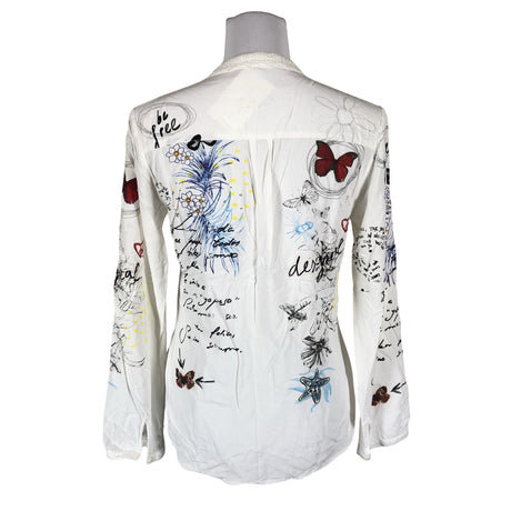 Unisex Desigual - Pluus, suurus 40 - Valge (2)