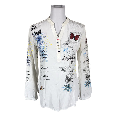 Unisex Desigual - Pluus, suurus 40 - Valge ()