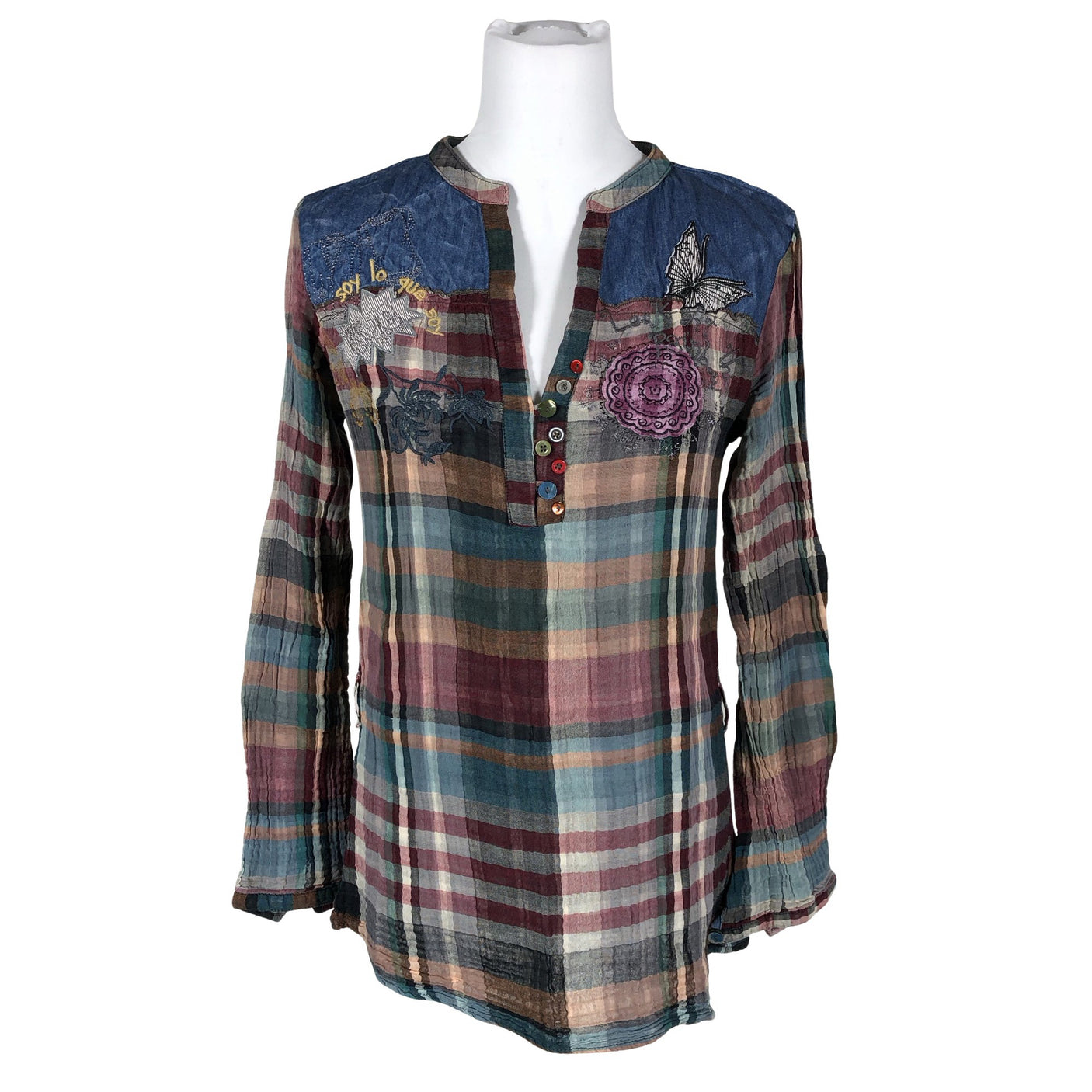Unisex Desigual - Pluus, suurus 38 - Roheline (1)