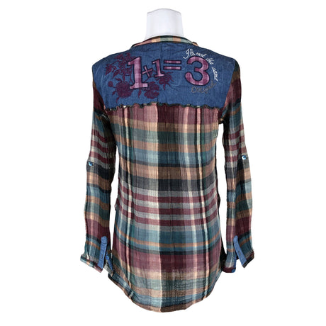 Unisex Desigual - Pluus, suurus 38 - Roheline (2)