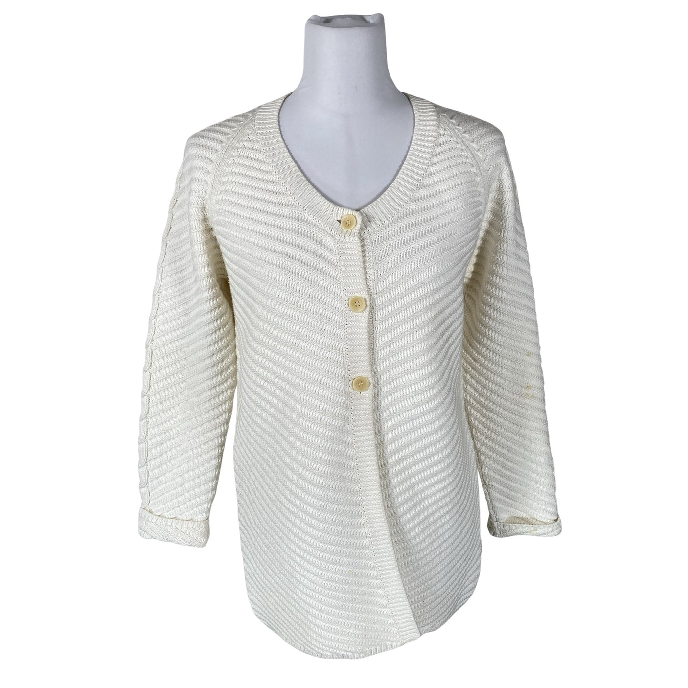Unisex Holebrook - Kardigan, suurus 38 - Looduslik valge (1)