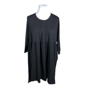 Unisex Ulla Popken - Trikotaažist tuunika, suurus 50 - Must (1)