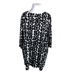 Unisex Marimekko - Trikotaažist tuunika, suurus 44 - Valge (1)