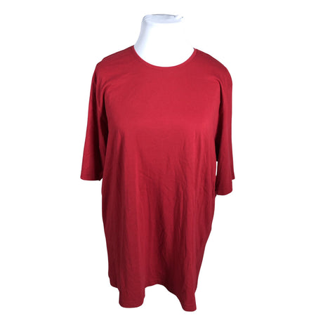 Unisex Ulla Popken - T-särk, suurus 46 - Punane ()