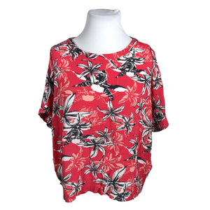 Unisex Soyaconcept - Lühikeste käistega pluus, suurus 44 - Roosa (1)