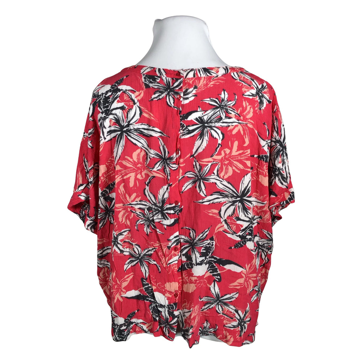 Unisex Soyaconcept - Lühikeste käistega pluus, suurus 44 - Roosa (2)