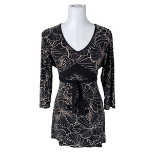 Unisex Sara Louise - Trikotaažist tuunika, suurus 40 - Must (1)