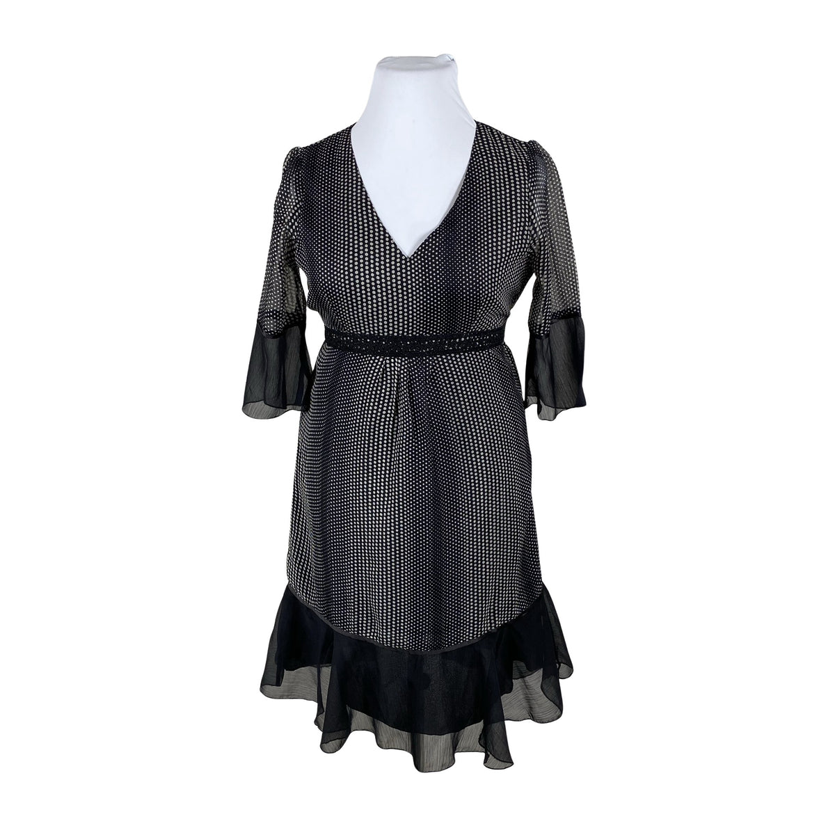 Unisex Kaffe - Mitteveniv kleit, suurus 42 - Must (1)