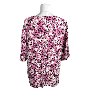 Unisex Marimekko - Lühikeste käistega pluus, suurus 40 - Heleroosa (2)