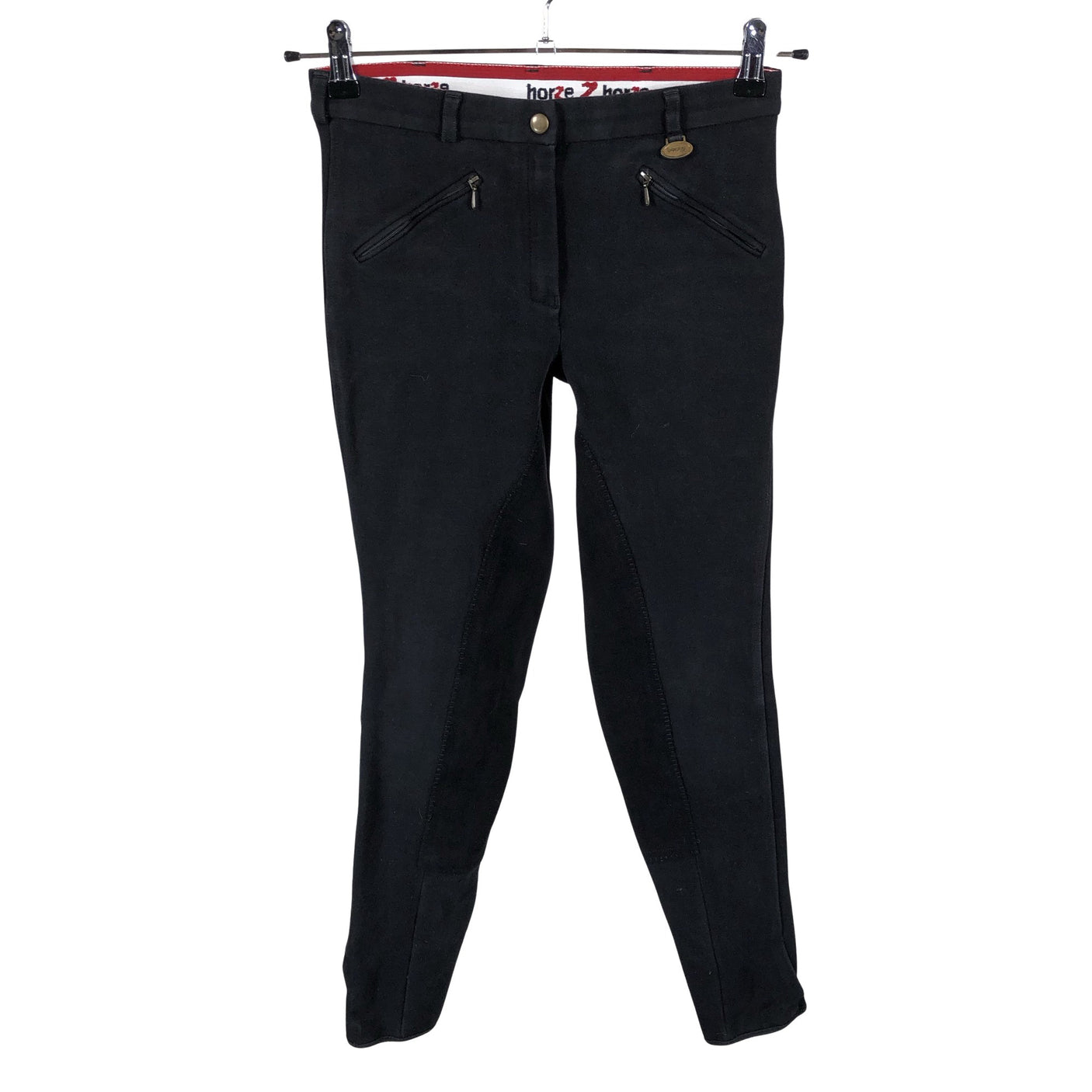 Unisex Horze - Ratsapüksid, suurus 36 - Must (1)