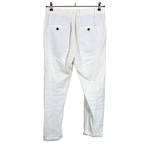 Unisex Selected - Mittevenivad püksid, suurus S - Looduslik valge (2)