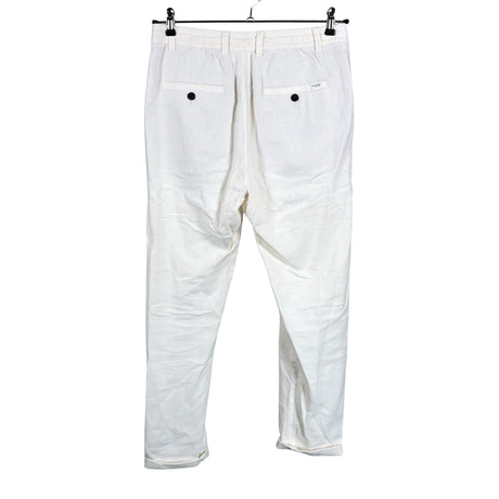 Unisex Selected - Mittevenivad püksid, suurus S - Looduslik valge (2)