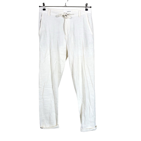 Unisex Selected - Mittevenivad püksid, suurus S - Looduslik valge ()
