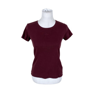 Unisex s.Oliver - T-särk, suurus 36 - Veinipunane (1)