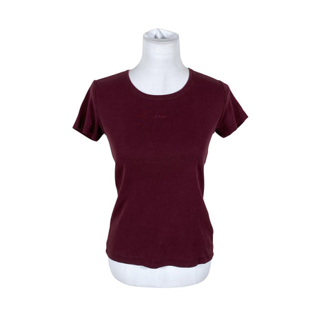 Unisex s.Oliver - T-särk, suurus 36 - Veinipunane ()