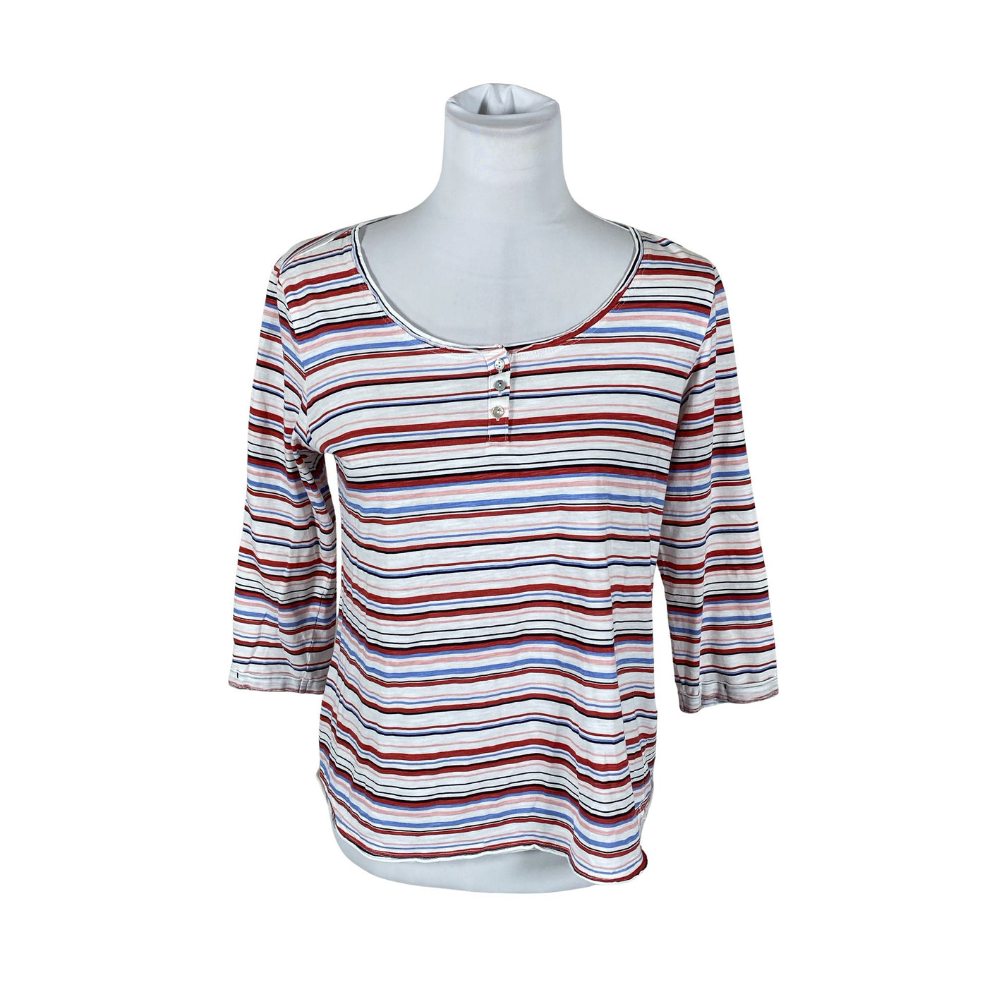 Unisex Esprit - Trikotaažist pluus, suurus 36 - Valge (1)
