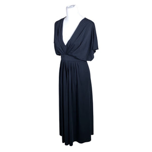 Unisex By Malina - Trikotaažist kleit, suurus 36 - Sinine (3)