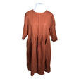 Unisex Puuvillatehdas - Mitteveniv kleit, suurus 46 - Pruun ()