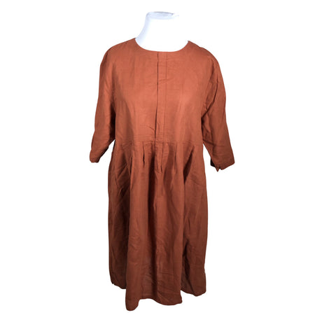Unisex Puuvillatehdas - Mitteveniv kleit, suurus 46 - Pruun ()