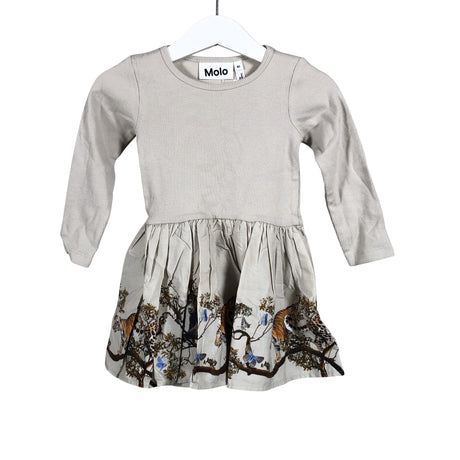 Unisex Molo Kids - Trikotaažist kleit, suurus 74 - 80 - Beige ()