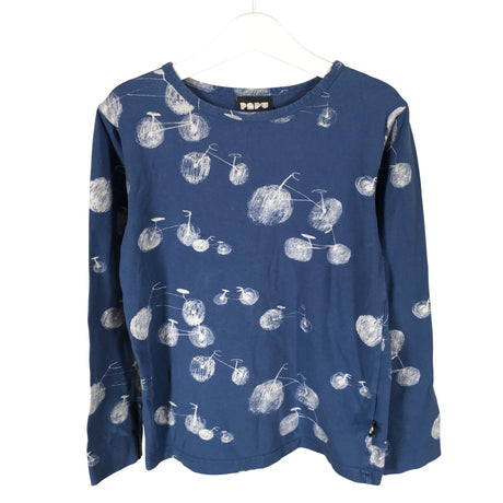 Unisex Papu - Trikotaažist pluus, suurus 134 - 140 - Sinine ()